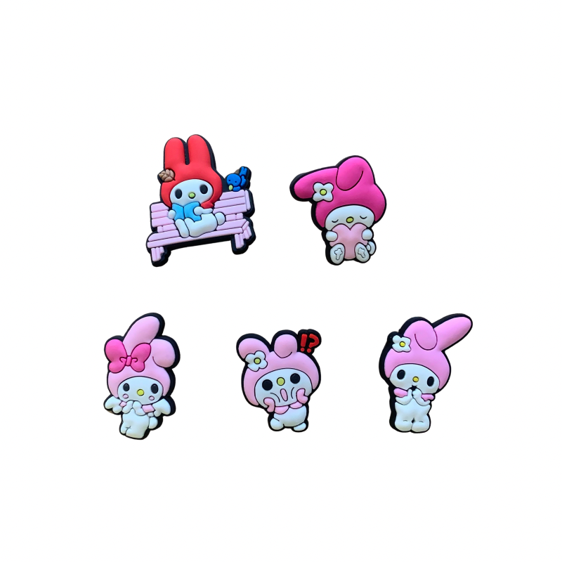 My Melody Cute Charms 5 Pack