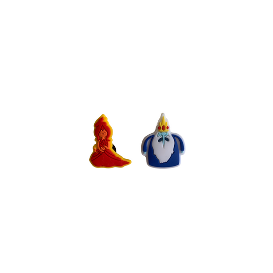 Fire Princess and Ice King Charms 2 Pack