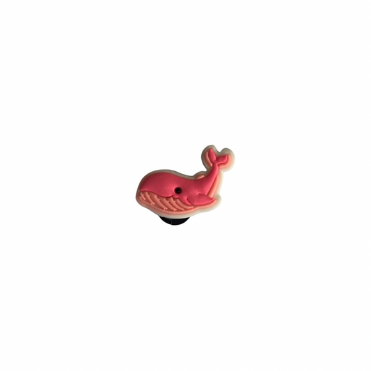 Pink Whale Charm