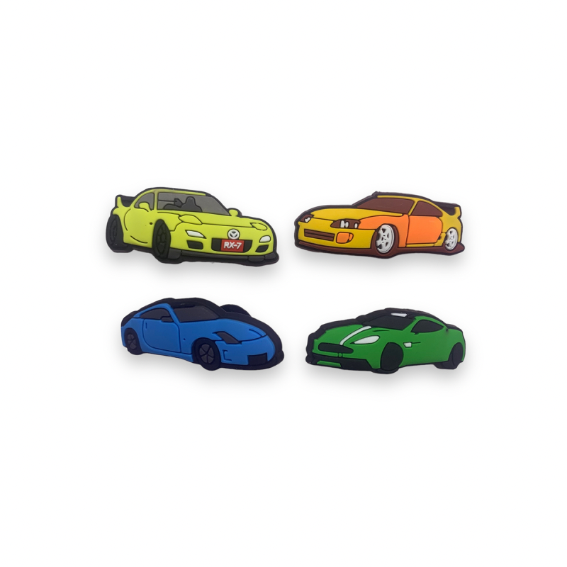 Car Croc Charm 4 Pack