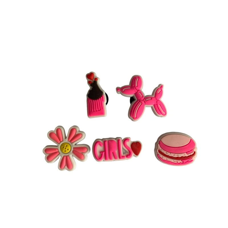 Girls Pink Charm 5 Pack