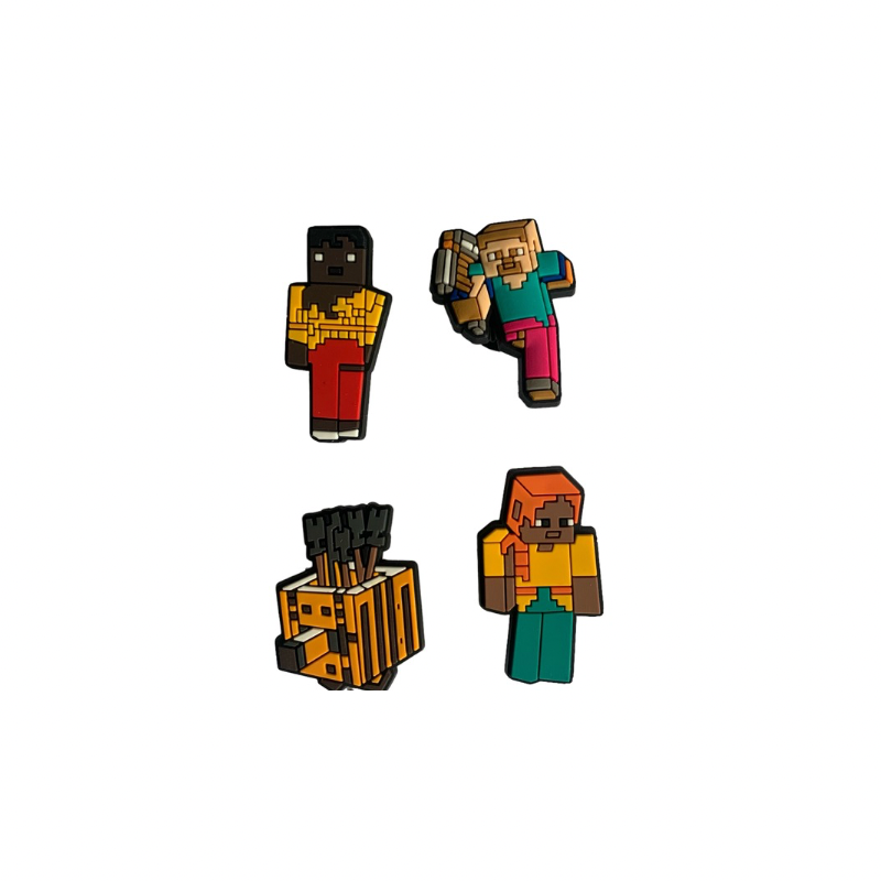 Minecraft Villager Charm 4 Pack