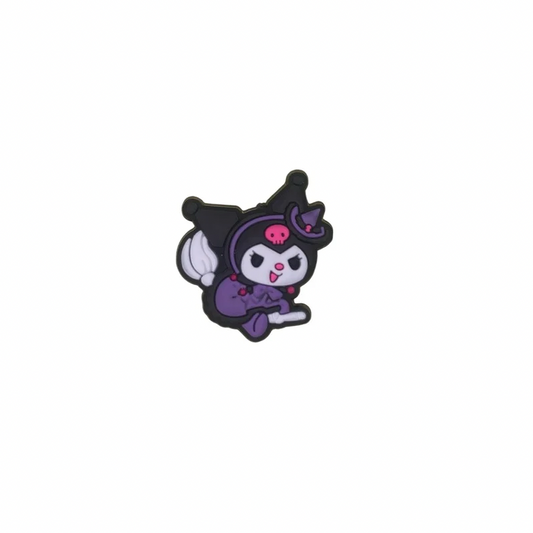 Broomstick Witch Kuromi Charm