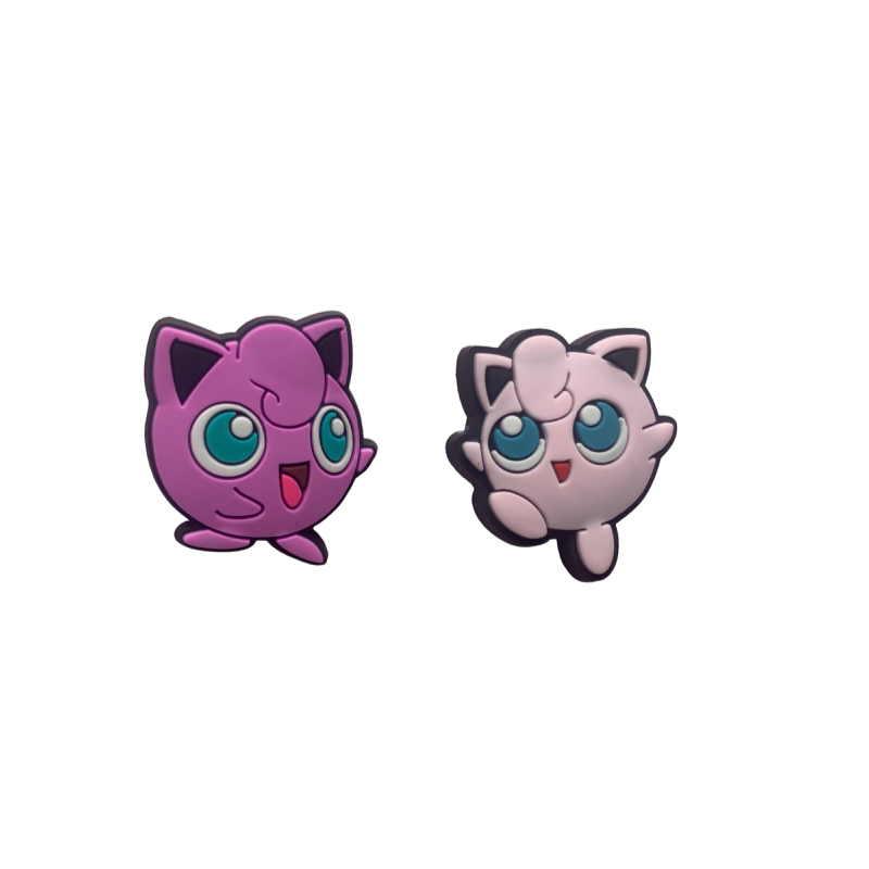 Jigglypuff Pair Croc Charm Set