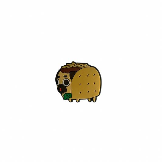 Taco Pug Charm