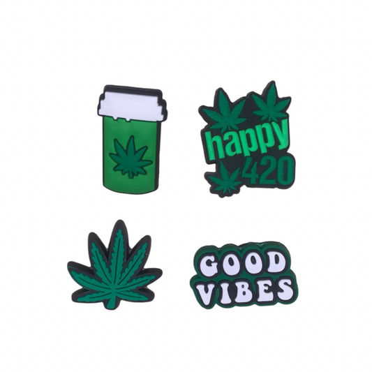 420 Green Charms 4 Pack
