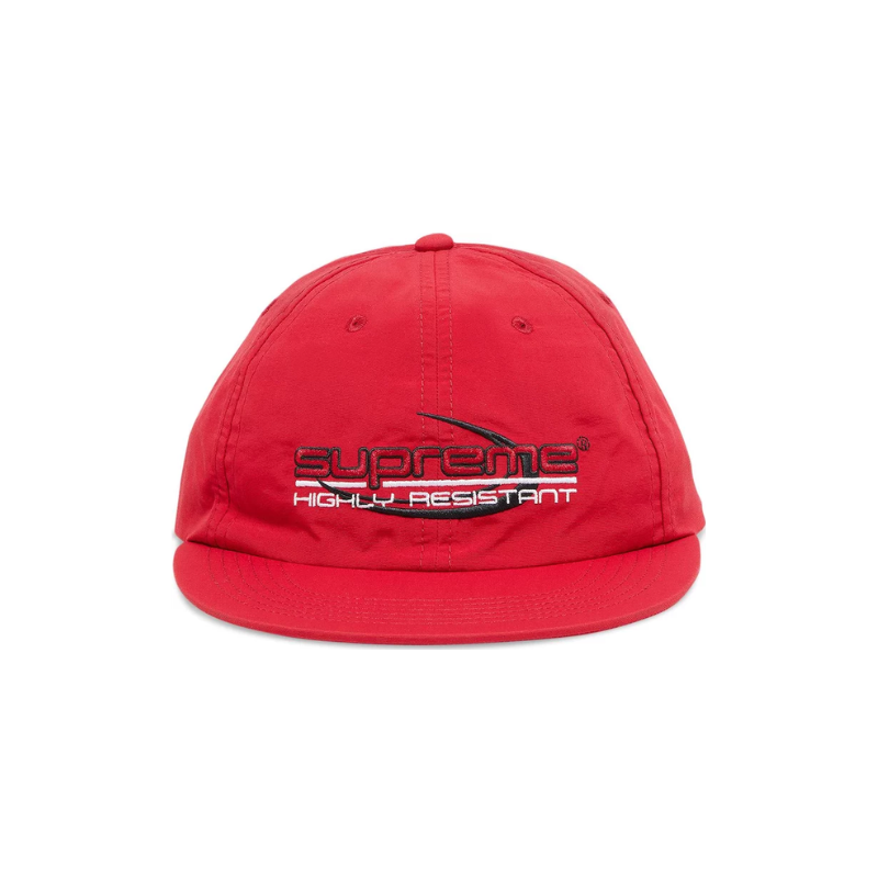 Highly Resistant 6 Panel Hat Red