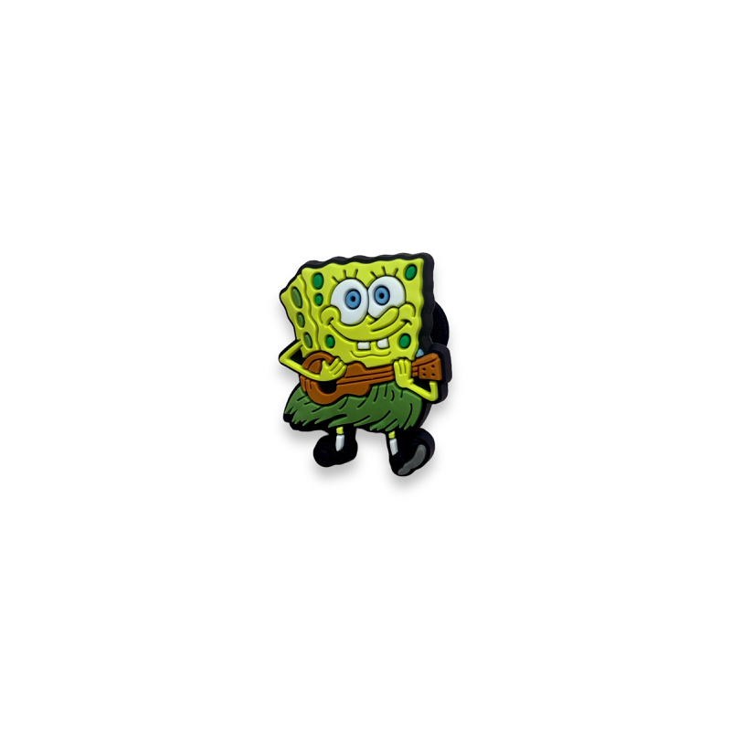 Spongebob Hula Skirt Croc Charm