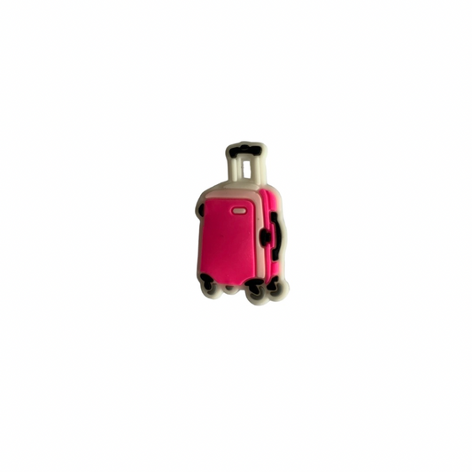 Pink Suitcase Charm