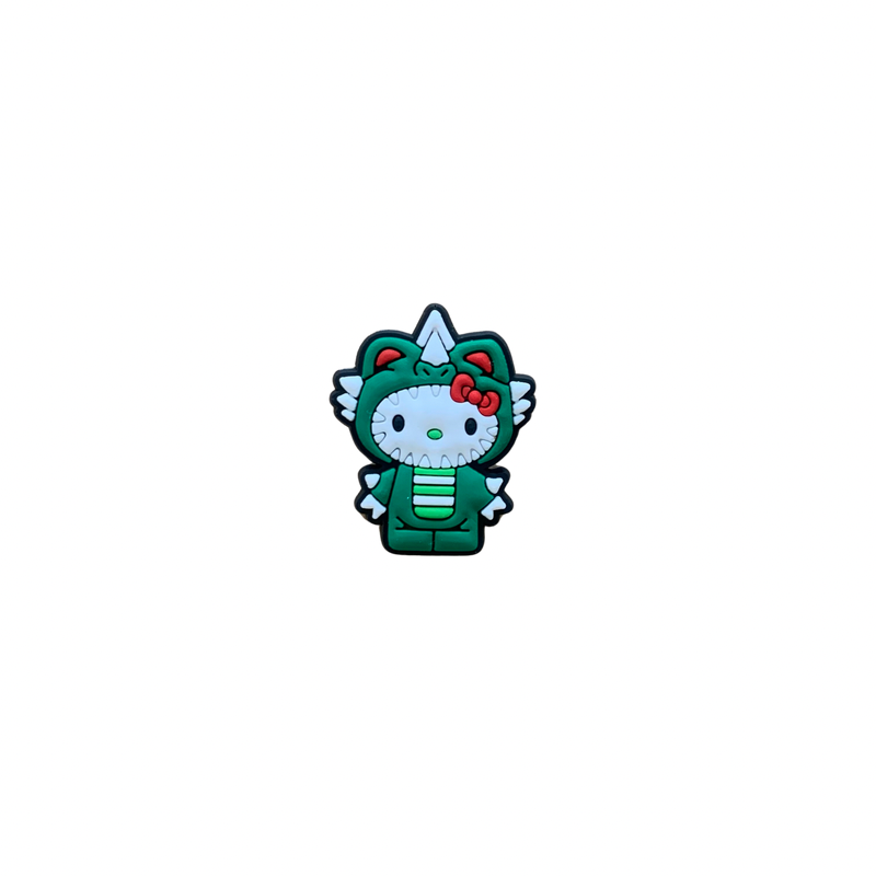 Hello Kitty Dinosaur Suit Charm