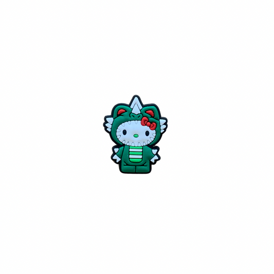 Hello Kitty Dinosaur Suit Charm