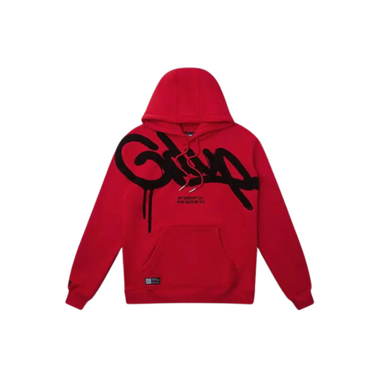 Handstyle Black Red Hoodie