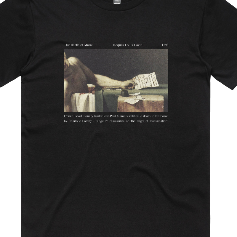 Death of Marat T-Shirt Black